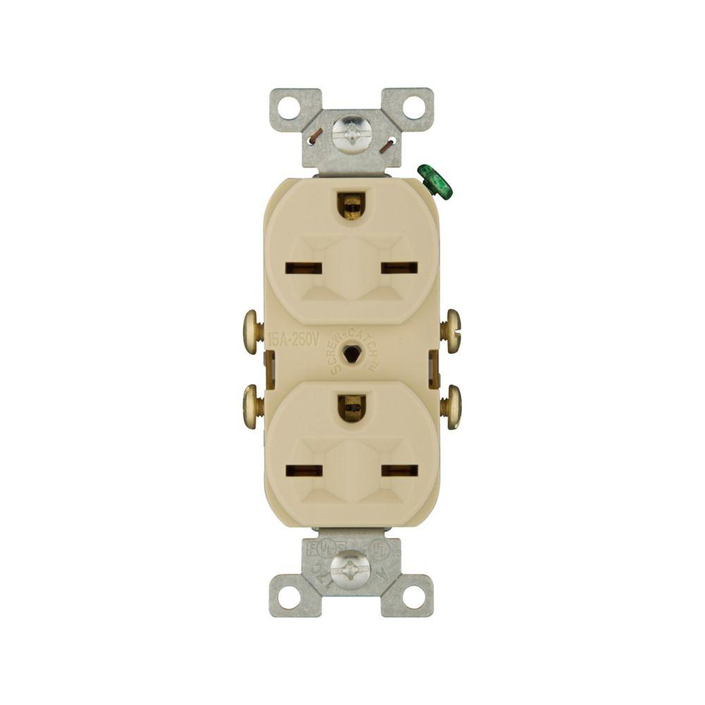 Recp Duplex 15A 250V 2P3W Str Swire IV
