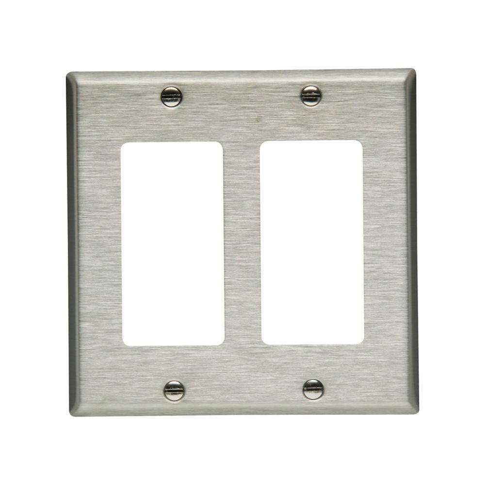 Wallplate 2G Decorator Std BR