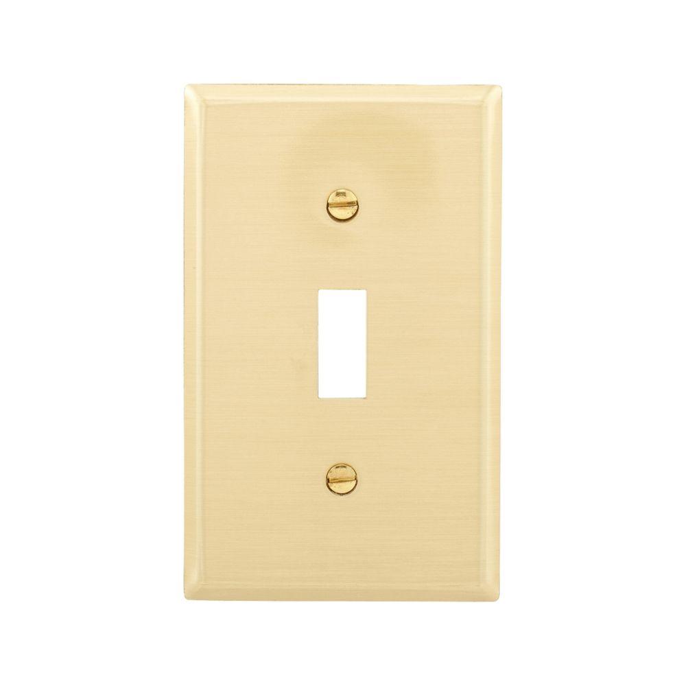 Wallplate 1G Toggle Std BR