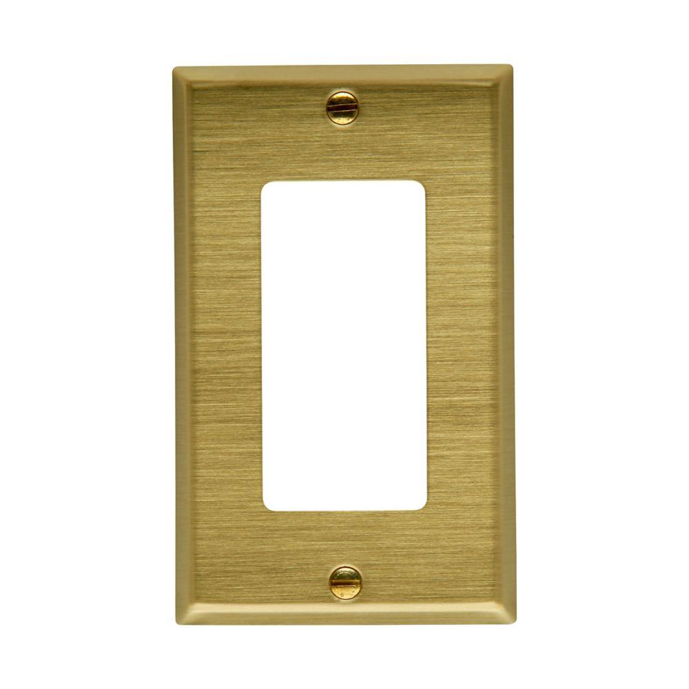 Wallplate 1G Decorator Std BR