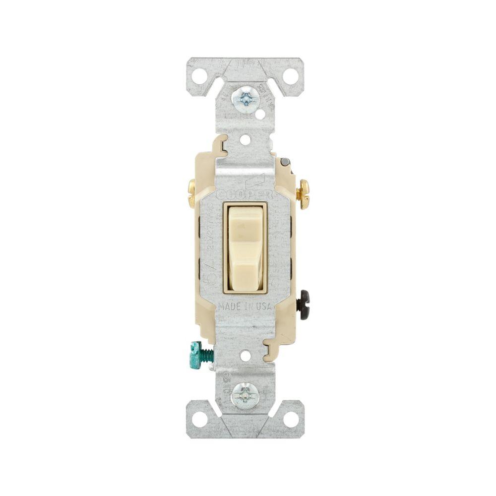 Switch Toggle 3Way 15A 120/277V Swire IV