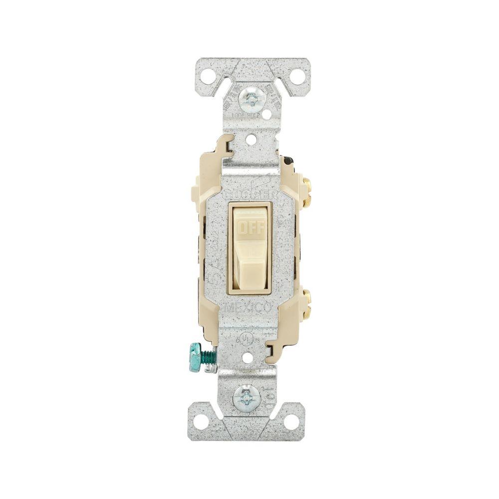 Switch Toggle SP 15A 120/277V B/Swire IV