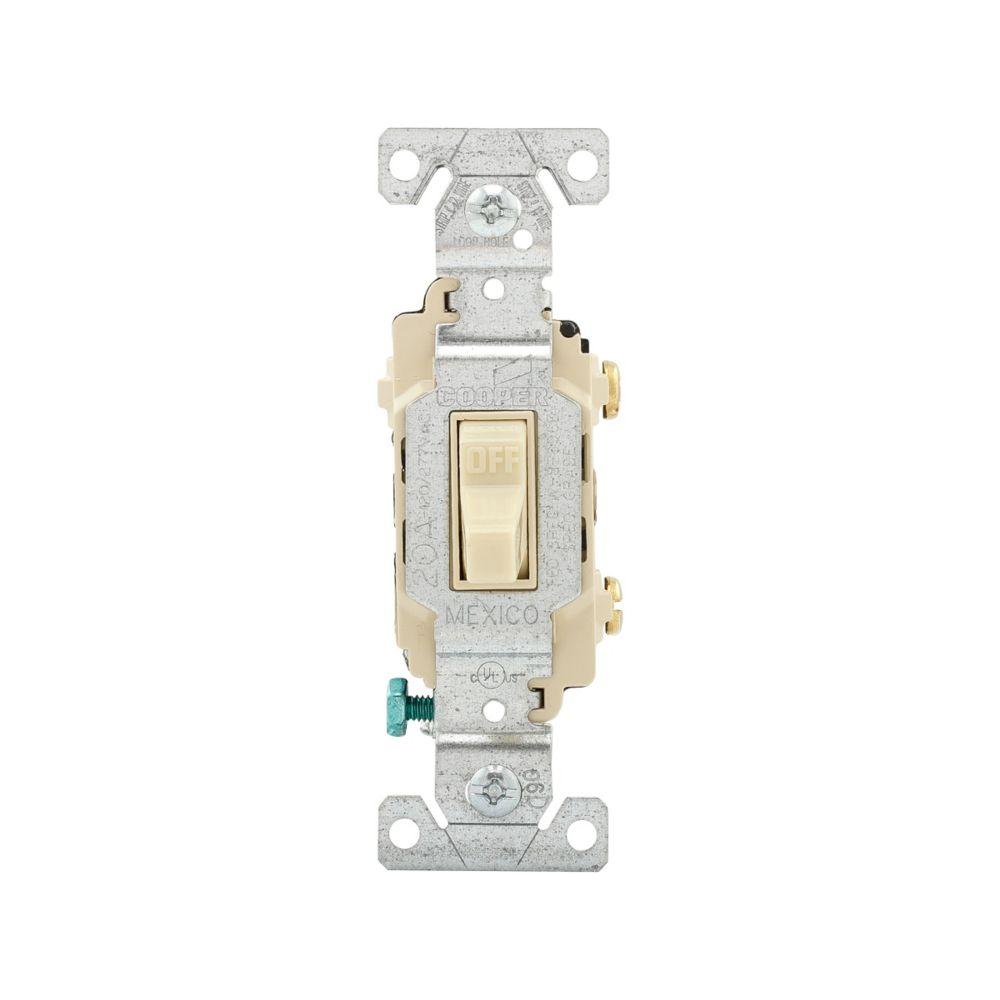Switch Toggle SP 20A 120/277V B/Swire IV