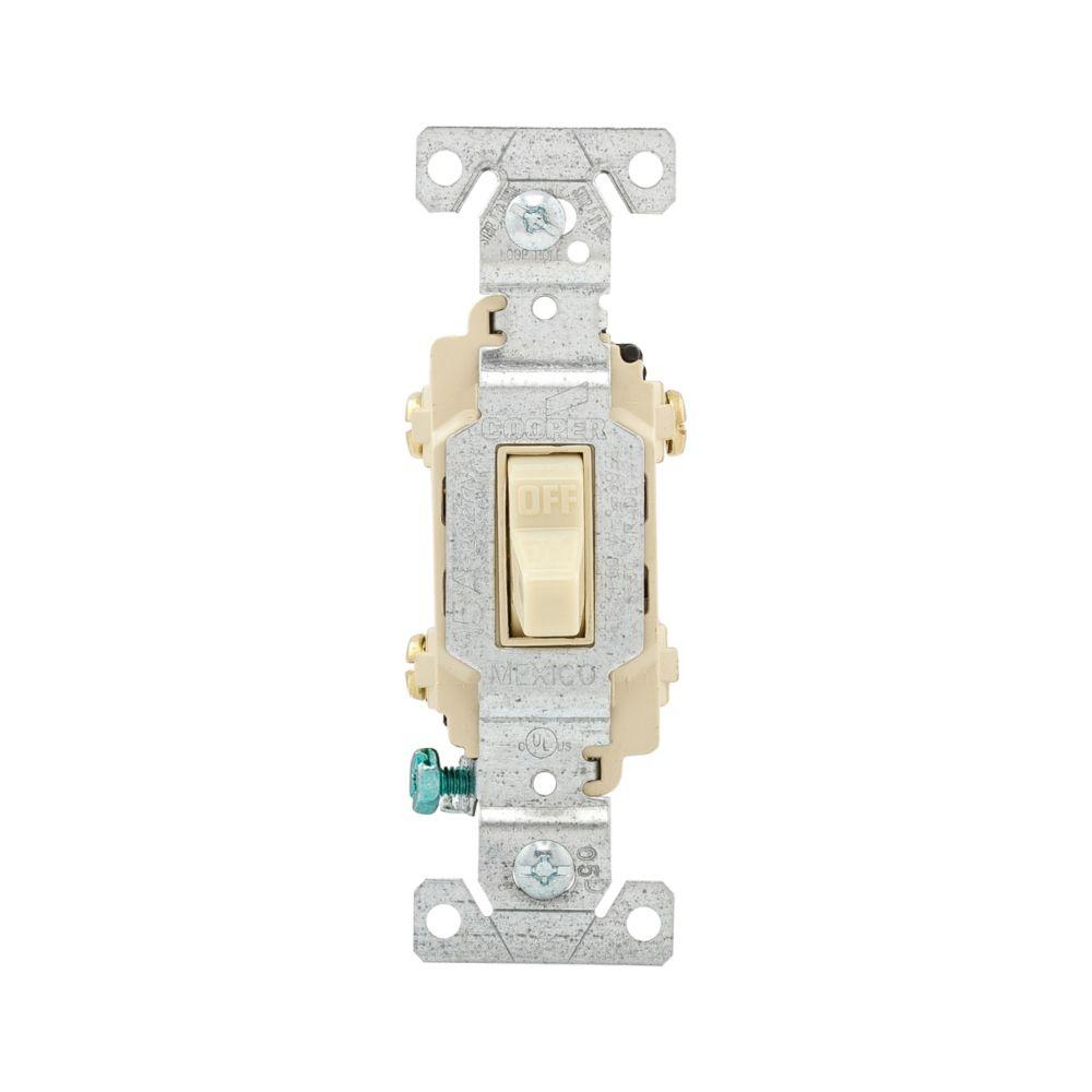 Switch Toggle DP 15A 120/277V B/Swire IV
