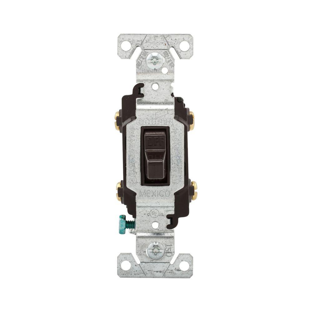Switch Toggle DP 20A 120/277V B/Swire BR