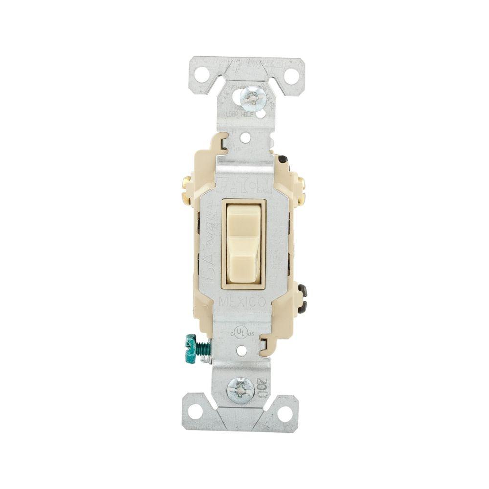 Switch Tog 3Way 15A 120/277V B/Swire IV