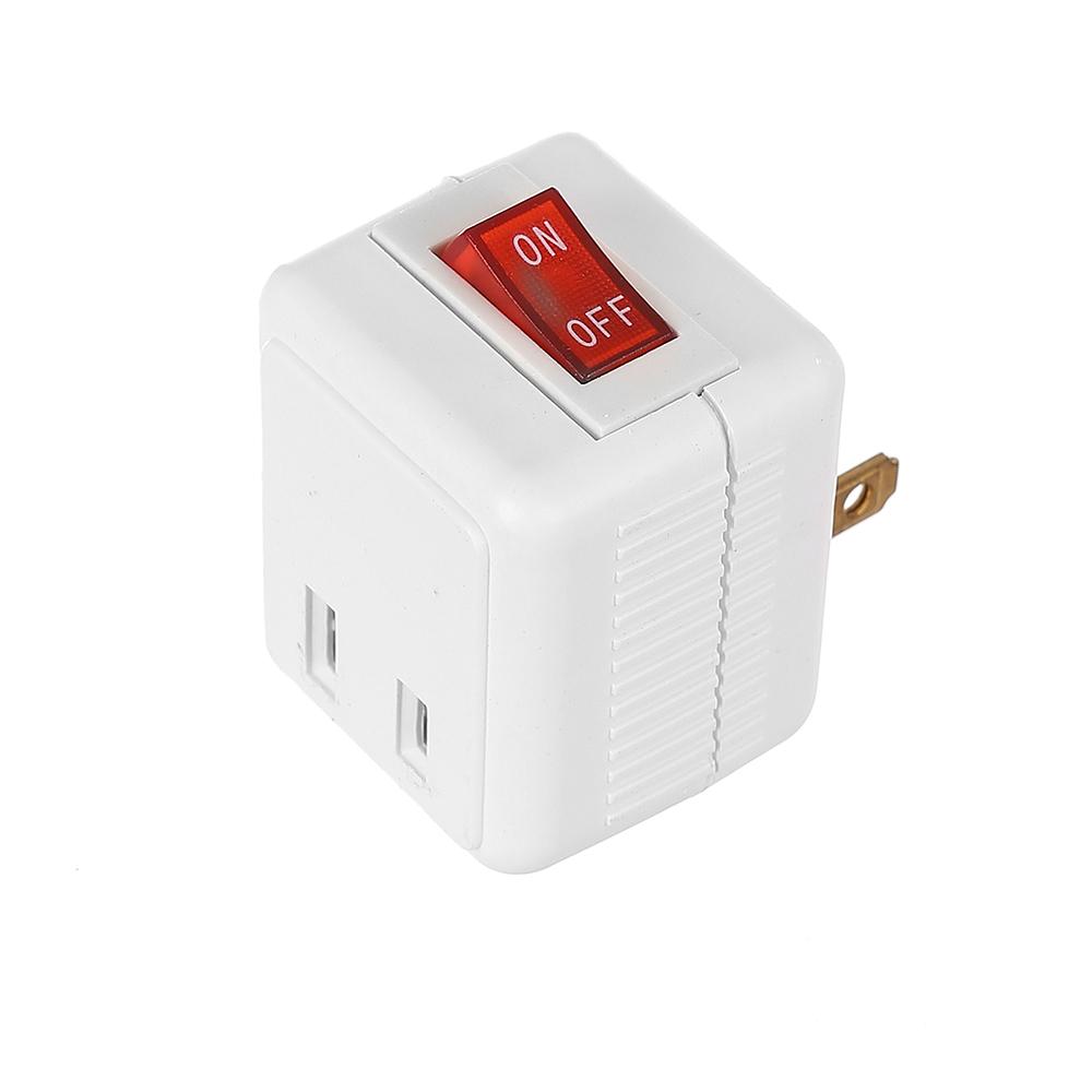 Plug-In Switch 15A125V 2P2W Polarized WH