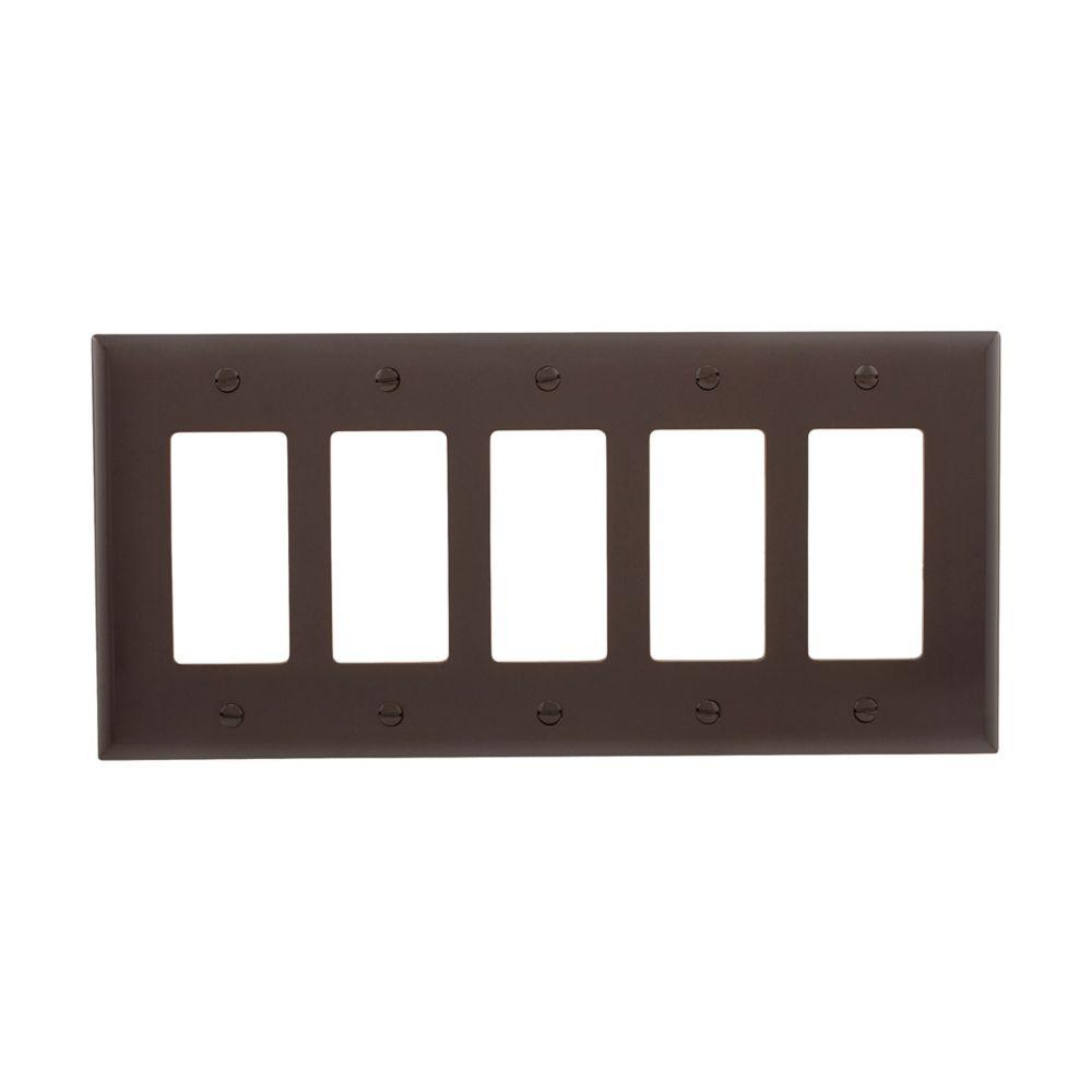 Wallplate 5G Decorator Poly Mid BR
