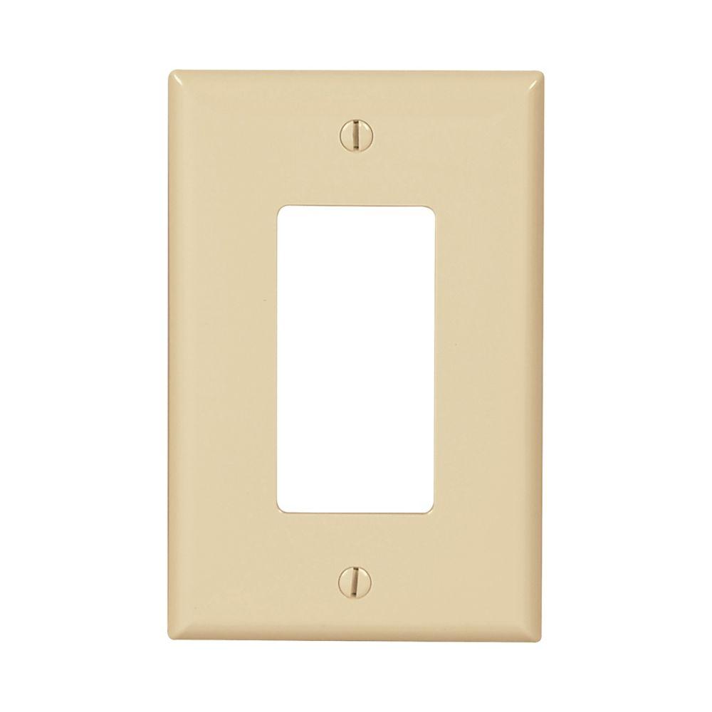 Wallplate 1G Decorator Poly Mid IV