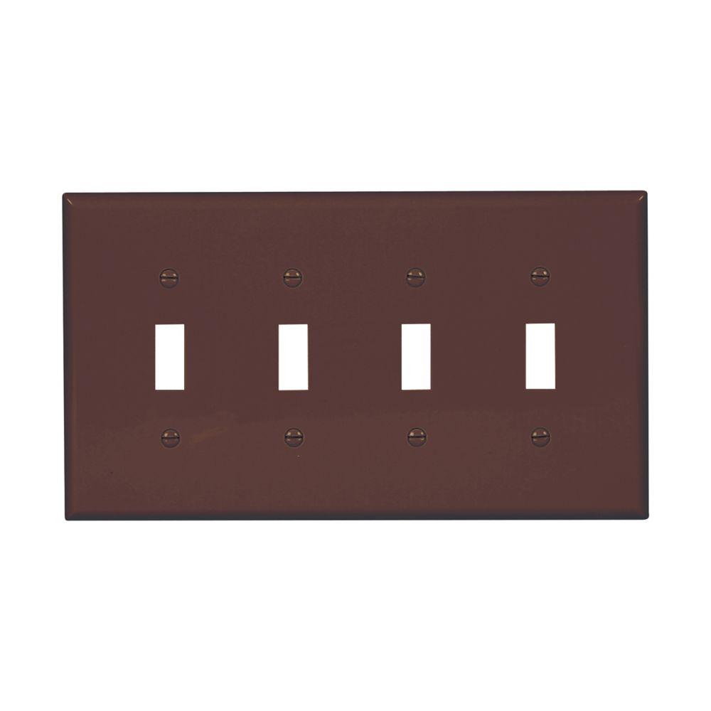 Wallplate 4G Toggle Poly Mid BR