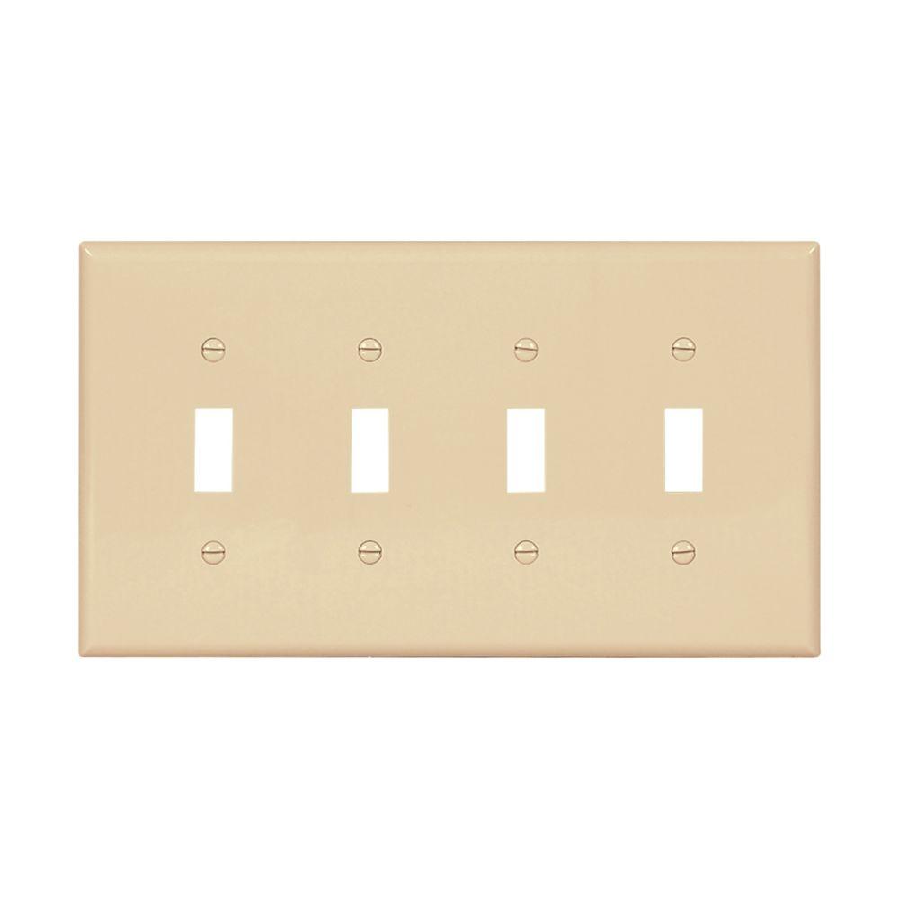 Wallplate 4G Toggle Poly Mid IV