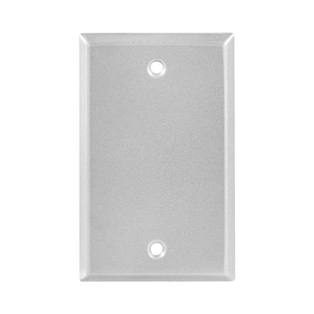 Cover 1G Blank Wet Loc GY
