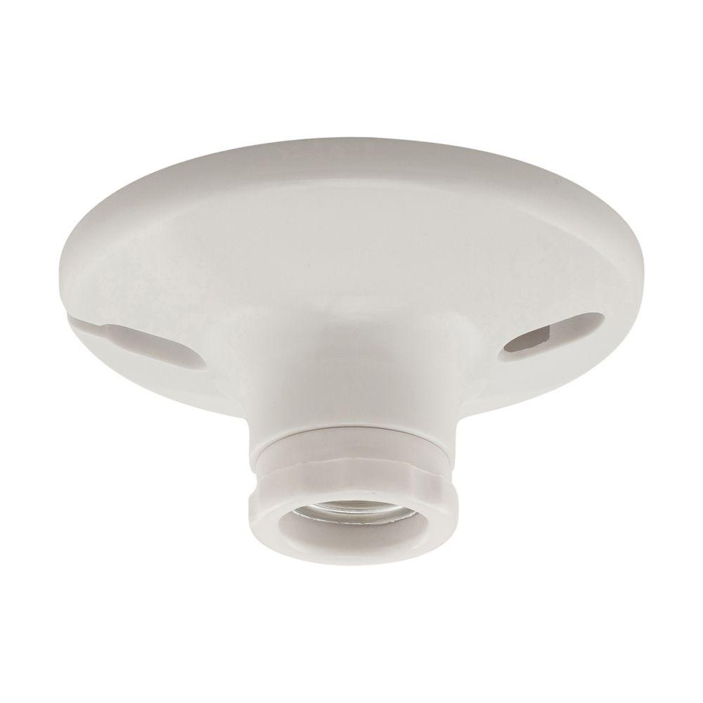 Lampholdr Keyless Push/TopWire Plast WH
