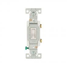 Eaton Wiring Devices 1301-7LTWBOX - Switch Toggle SP  LT 15A 120V Grd WH