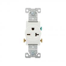 Eaton Wiring Devices 1876W-BOX - Recp Single 20A 250V 2P3W Swire WH