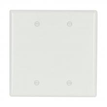 Eaton Wiring Devices 2037W-BOX - Wallplate 2G Blank Thrmst Box Mnt Mid WH