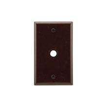 Eaton Wiring Devices 2128B-BOX - Wallplate 1G W/.375" Hole Thrmst Std BR