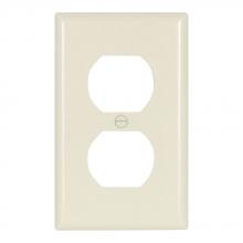 Eaton Wiring Devices 2132A-BOX - Wallplate 1G Duplex Recp Thrmst Std AL