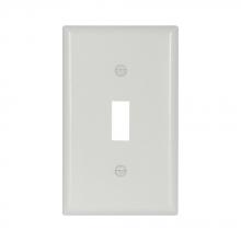 Eaton Wiring Devices 2134W - Wallplate 1G Toggle Thermoset Std WH