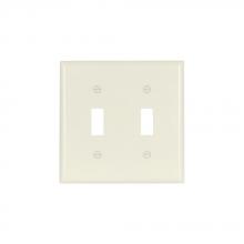 Eaton Wiring Devices 2139A-BOX - Wallplate 2G Toggle Thermoset Std AL