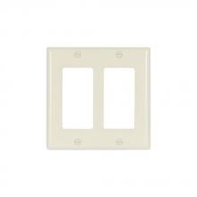 Eaton Wiring Devices 2152A-BOX - Wallplate 2G Decorator Thermoset Std AL