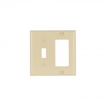 Eaton Wiring Devices 2153V-BOX - Wallplate 2G Tog/Deco Thermoset Std IV