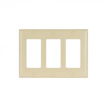 Eaton Wiring Devices 2163V-BOX - Wallplate 3G Decorator Thermoset Std IV