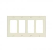 Eaton Wiring Devices 2164A-BOX - Wallplate 4G Decorator Thermoset Std AL