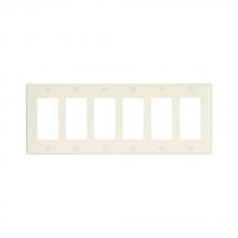 Eaton Wiring Devices 2166A-BOX - Wallplate 6G Decorator Thermoset Std AL