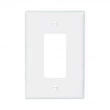 Eaton Wiring Devices 2751W-BOX - Wallplate 1G Decorator Thermoset Ovr WH