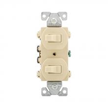 Eaton Wiring Devices 276V-BOX - Switch Duplex Comb 3Way/3Way 15A 120V IV