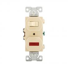 Eaton Wiring Devices 277V-BOX - Switch Duplex Comb SP/PL 15A 120V IV