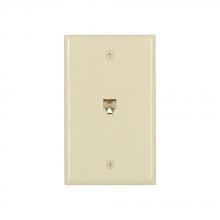 Eaton Wiring Devices 3532-4V - Phone Jack Sgl Flush Mnt 4Cond Std UL IV