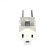 Eaton Wiring Devices 419W - Adaptor 2P Polarized to 3W Grounding WH