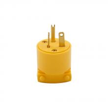Eaton Wiring Devices 4509-BOX - Plug 20A 250V 2P3W Vinyl Str YL