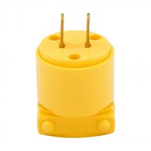 Eaton Wiring Devices 4862-BOX - Plug 15A 125V 2P2W Vinyl Str YL