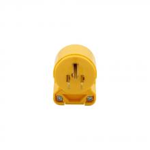 Eaton Wiring Devices 4867AN-SP - Plug Angle 15A 125V 2P3W Vinyl Str YL