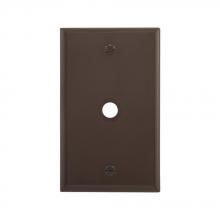 Eaton Wiring Devices 5128B-BOX - Wallplate 1G W/.375" Hole Nylon Std BR