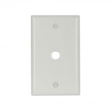 Eaton Wiring Devices 5128W-BOX - Wallplate 1G W/.375" Hole Nylon Std WH