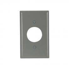 Eaton Wiring Devices 5131GY-BOX - Wallplate 1G Single Recp Nylon Std GY