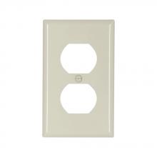 Eaton Wiring Devices 5132A - Wallplate 1G Duplex Recp Nylon Std AL