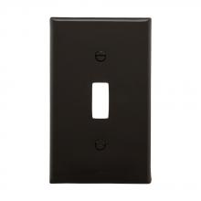 Eaton Wiring Devices 5134BK-SP - Wallplate 1G Toggle Nylon Std BK