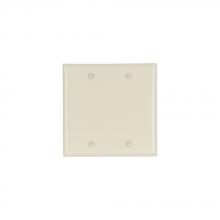 Eaton Wiring Devices 5137A - Wallplate 2G Blank Box Mnt Nylon Std AL