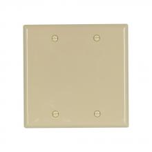 Eaton Wiring Devices 5137V-BOX - Wallplate 2G Blank Box Mnt Nylon Std IV