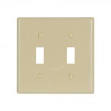 Eaton Wiring Devices 5139V-BOX - Wallplate 2G Toggle Nylon Std IV