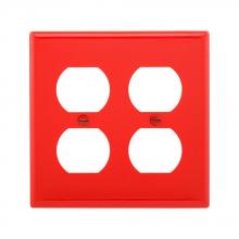 Eaton Wiring Devices 5150RD-BOX - Wallplate 2G Duplex Recp Nylon Std RD