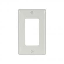 Eaton Wiring Devices 5151W-BOX - Wallplate 1G Decorator Nylon Std WH
