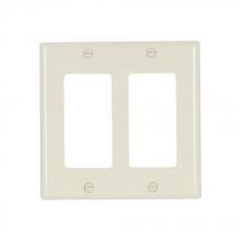 Eaton Wiring Devices 5152A - Wallplate 2G Decorator Nylon Std AL