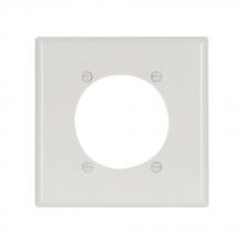 Eaton Wiring Devices 5169W-BOX - Wlplt 2G Power Recp W/2.47"Hole Nylon WH