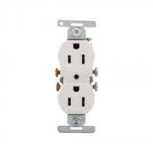 Eaton Wiring Devices 5270W-BU - Recp CO/ALR Duplex 15A 125V 2P3W Str WH